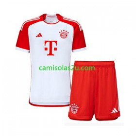 Camisolas de futebol Bayern München Criança Equipamento Principal 2023/24 Manga Curta